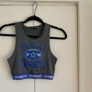 Dallas cowboys crop top